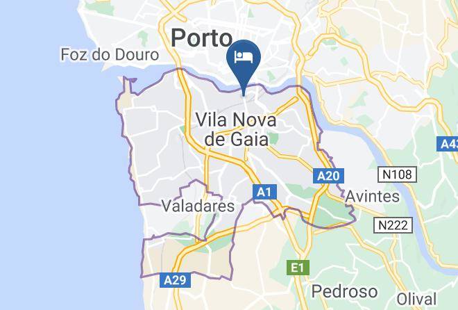 Vila Nova De Gaia - Porto Gaia River View Maps
