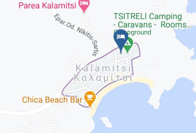 Porto Kalamitsi Map