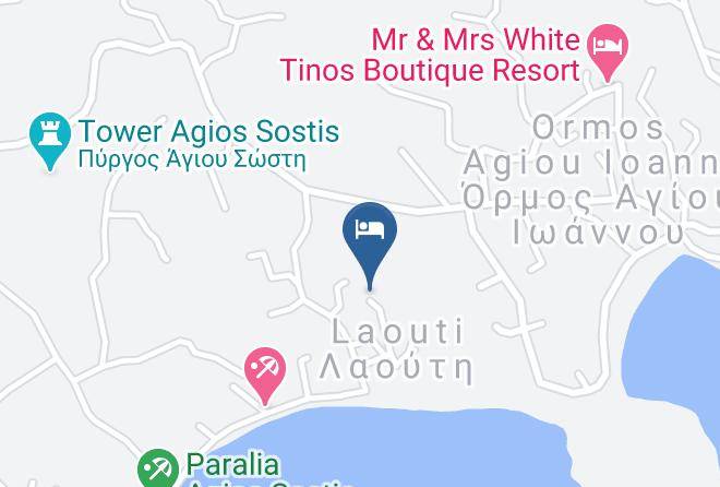 Tinos - Porto Kalma Maps
