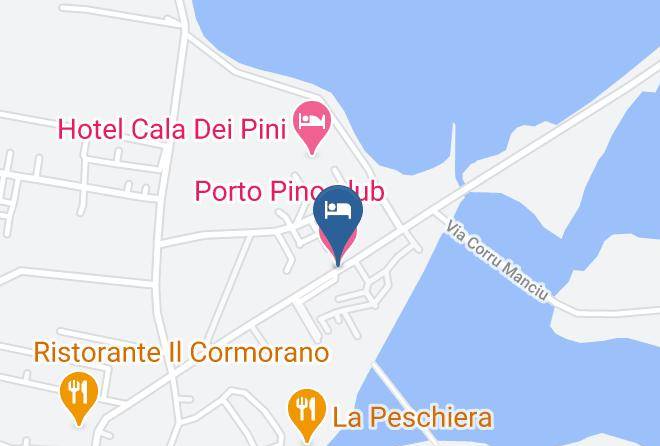 Province Of South Sardinia - Porto Pino Club Maps