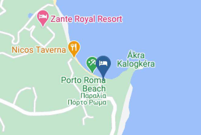 Porto Roma Studios & Restaurant Map