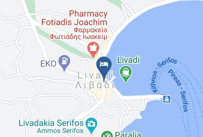 Milos - Porto Serifos Maps