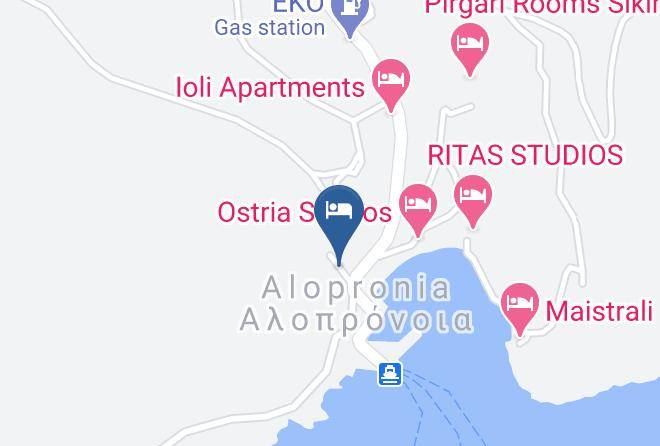 Thira - Porto Sikinos Maps