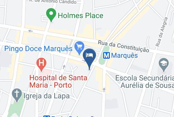 Porto Suites Do Marques Map