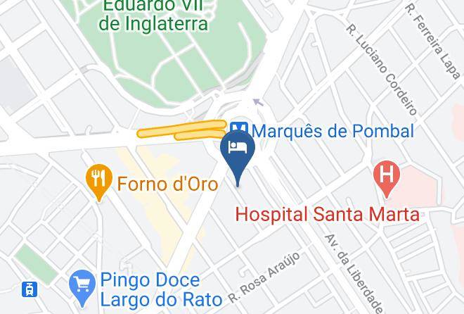 Lisbon - Hotel Portobay Marques Maps
