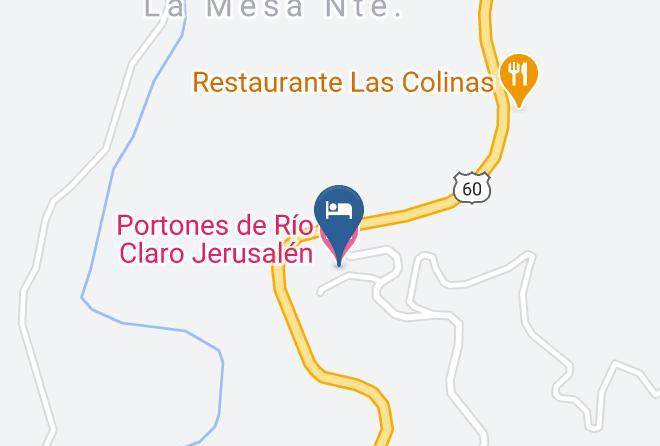 Sonson - Portones De Rio Claro Jerusalen Maps