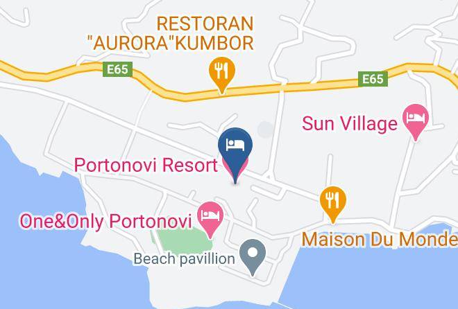 Herceg Novi - Portonovi Resort Maps