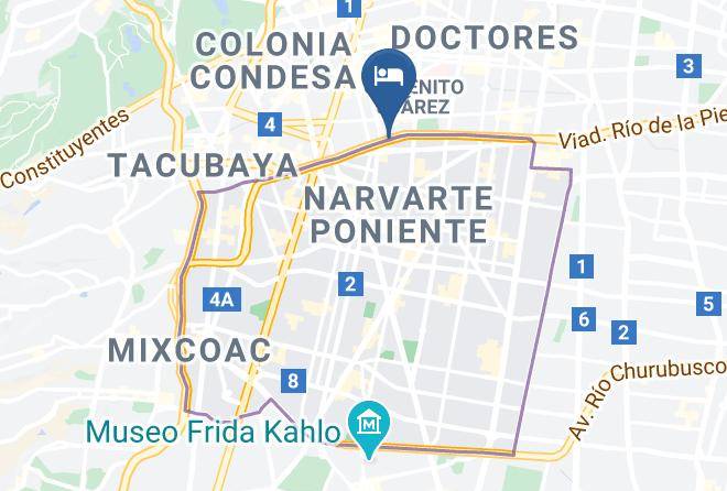 Benito Juarez - Portonovo Hotel And Suites Maps