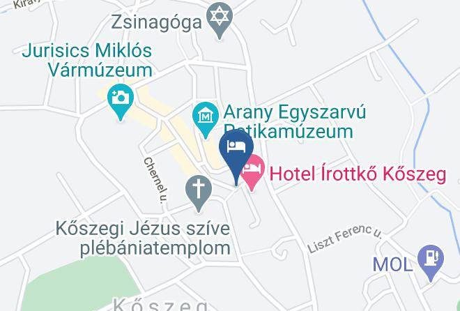 Koszeg - Portre Etterem Pizzeria Es Panzio Maps
