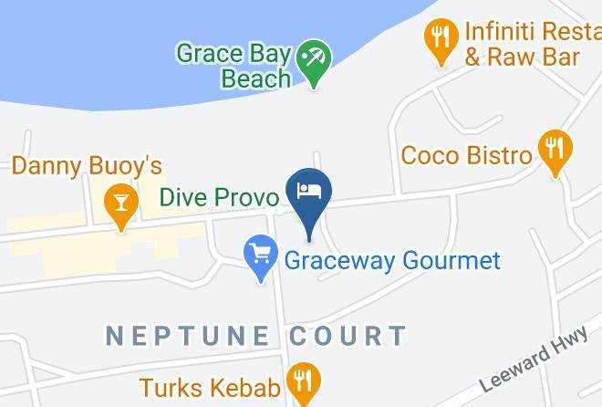 Providenciales - Ports Of Call Resort Grace Bay Turks And Caicos Maps