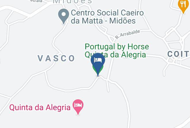 Tabua - Portugal By Horse Quinta Da Alegria Maps