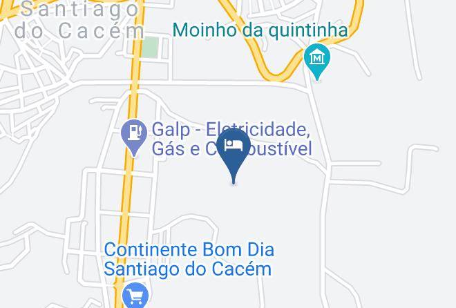 Santiago Do Cacem - Portugal's South West Coast Maps