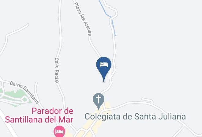 Santillana - Posada Adela Maps