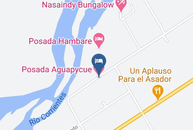 Esquina - Posada Aguapycue Maps