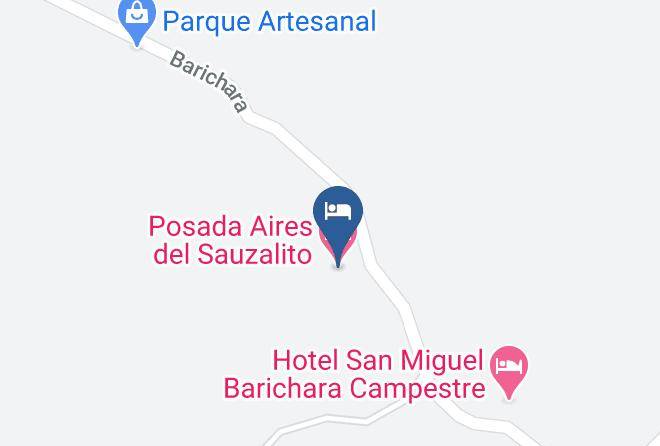 Barichara - Posada Aires Del Sauzalito Maps