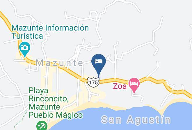Santa Maria Tonameca - Posada Aketzalli Maps
