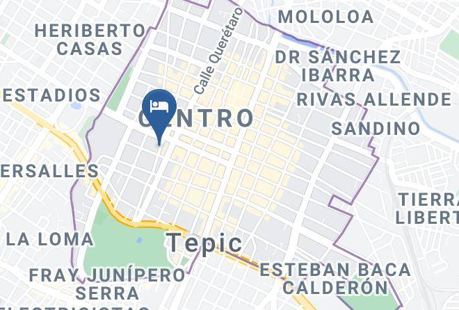 Tepic - Posada Alameda Maps