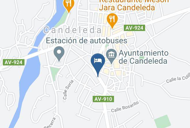 Avila - Posada Albarea Maps