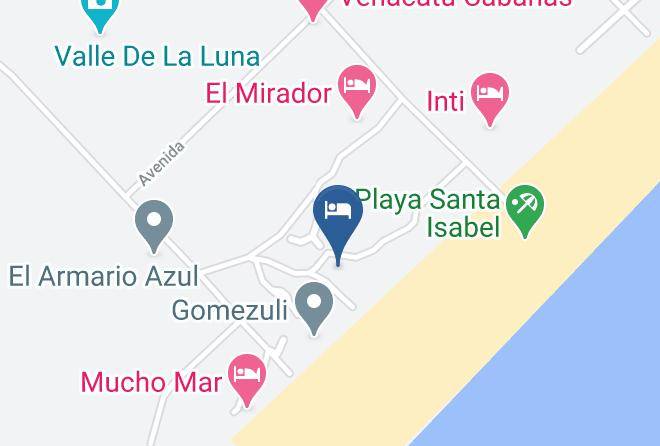 La Paloma - Posada Anacahuita Maps