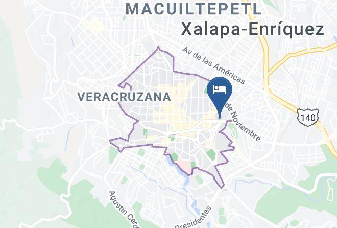 Xalapa - Antiguo Camino Real Posada Maps