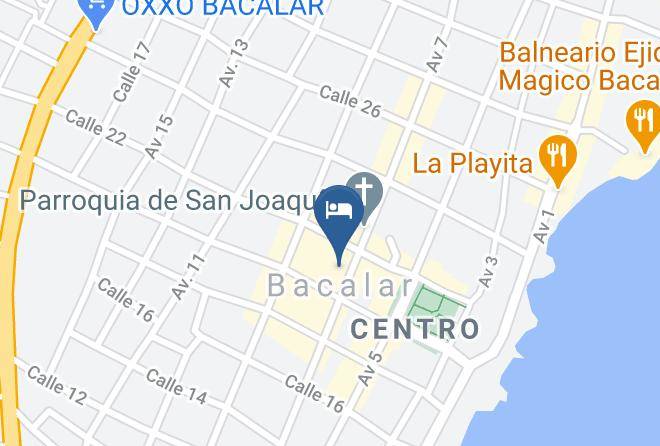 Bacalar - Posada Antonia Bacalar Maps
