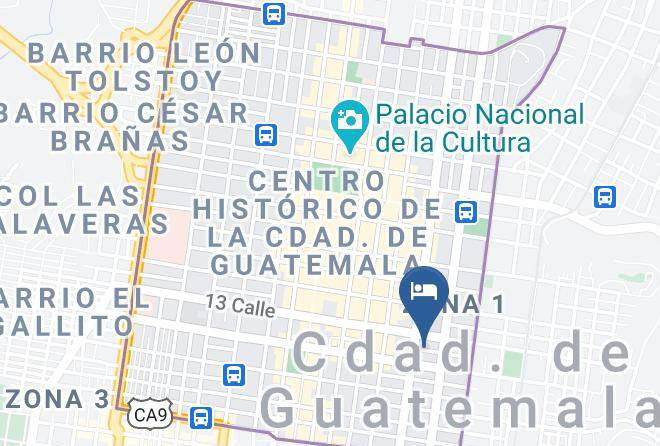 Guatemala - Posada Belen Museo Inn Maps