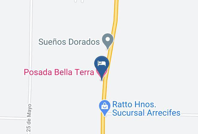 Arrecifes - Posada Bella Terra Maps