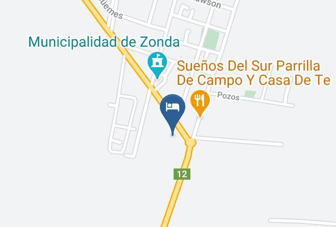 Zonda Department - Posada Bodega Apotema Maps