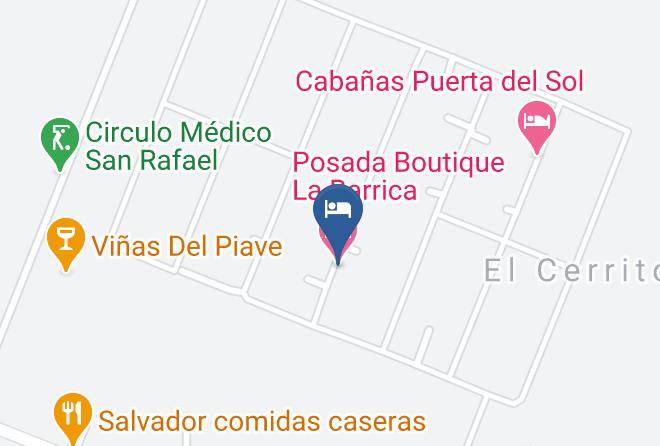 San Rafael - Posada Boutique La Barrica Maps