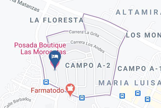 Caroni - Posada Boutique Las Morocotas Maps