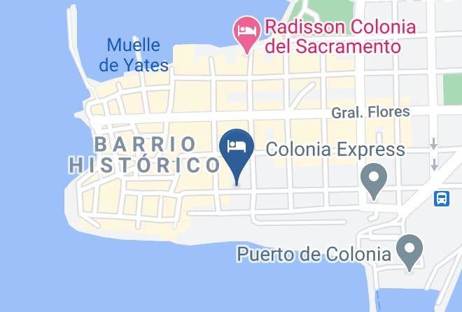 Colonia Del Sacramento - Posada Boutique Las Terrazas Maps
