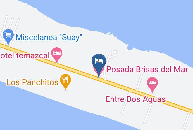 Coyuca De Benitez - Posada Brisas Del Mar Maps