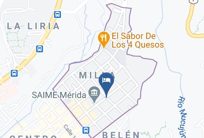 Libertador - Posada Bucares De Merida Maps
