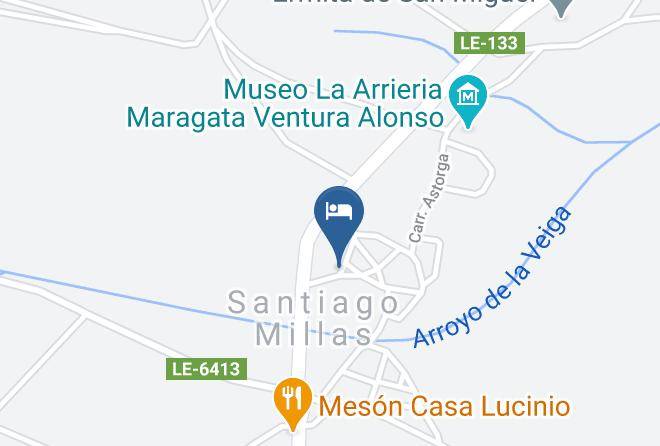 Leon - Hotel Rural Camarga Maps