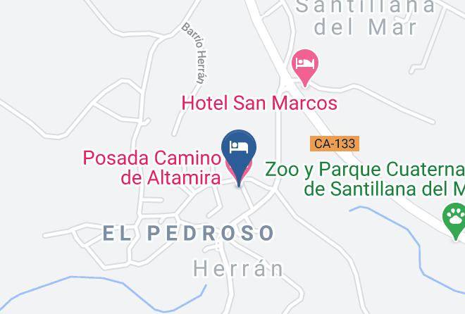 Santillana - Posada Camino De Altamira Maps