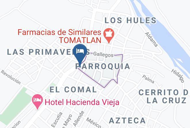 Tomatlan - Posada Carmelita Maps