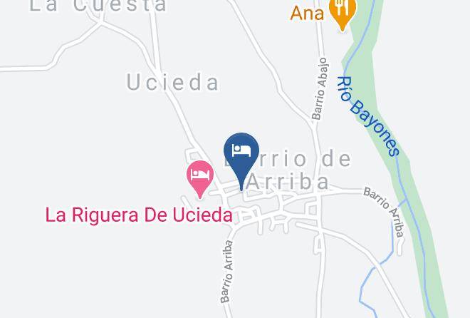 Ruente Ucieda De Arriba - Posada Casona De Ucieda Maps