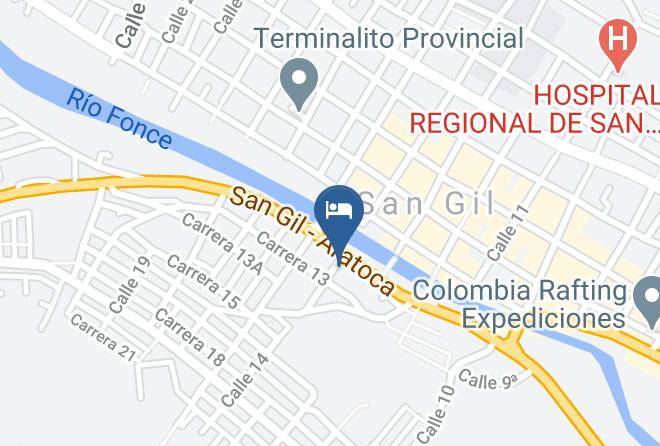 San Gil - Posada Central Maps