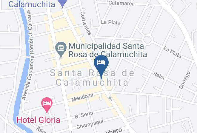 Calamuchita Department - Posada Cerro Hotel Maps