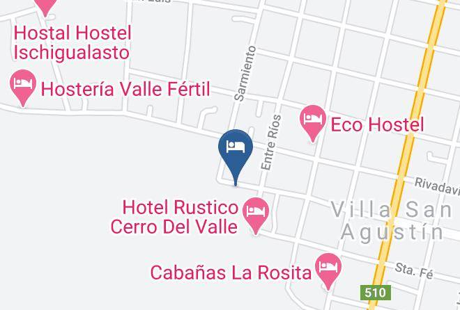 Valle Fertil Department - Posada Cerro Los Nogales Maps