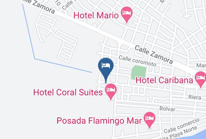 Monsenor Iturriza - Posada Chichi Beach Maps
