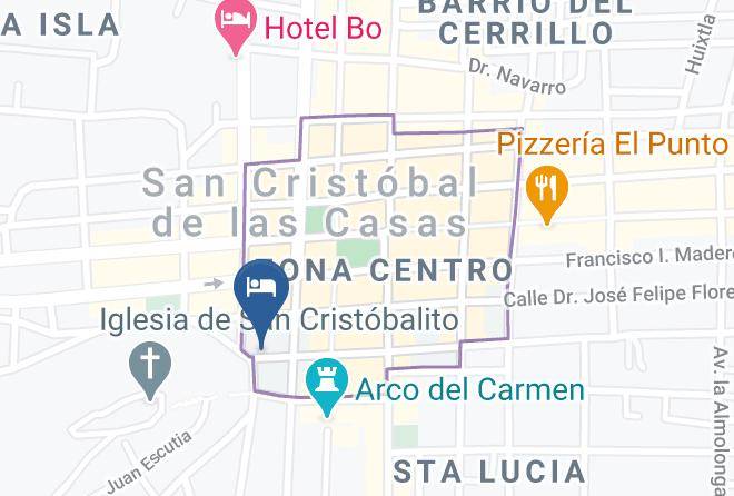 San Cristobal De Las Casas - Posada Chilam Balam Maps