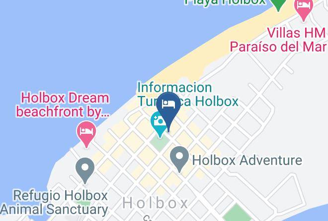 Lazaro Cardenas - Posada Clarita Holbox Maps