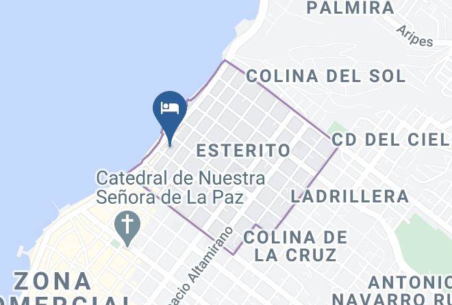 La Paz - Posada Colibri La Paz Bcs Maps