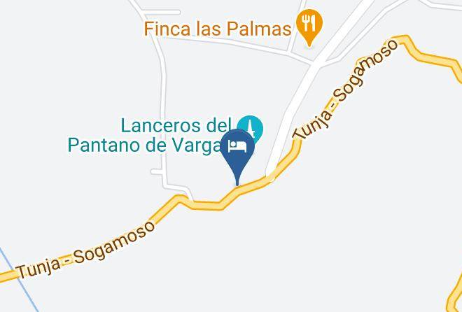 Paipa - Posada Colonia San Miguel Maps