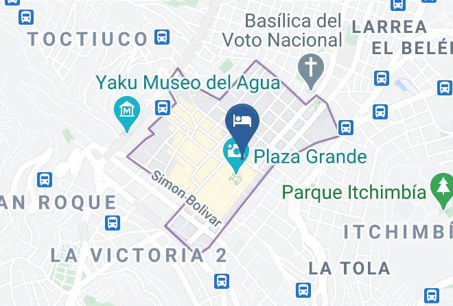 Distrito Metropolitano De Quito - Posada Colonial La Nueva Tradicion Maps