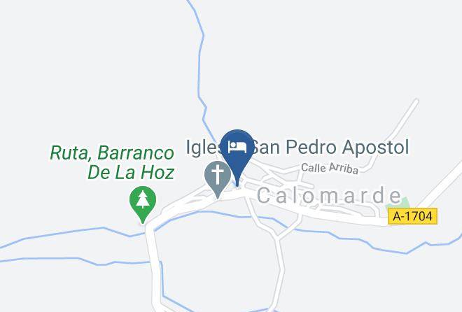 Teruel - Posada De Calomarde Maps