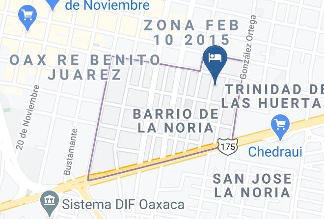 Oaxaca De Juarez - Posada De Chencho Maps