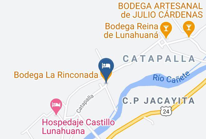 Canete - Posada De La Luna Lunahuana Maps
