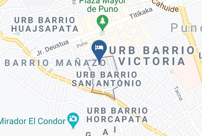 Puno - Posada De La Luna Maps
